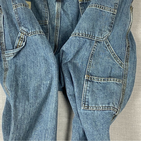 Lee CarpenterJeans Loose Fit Mens 38 X 30 Relaxed Straight Leg Medium Wash Blue - Picture 2 of 10